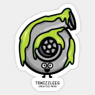 Cutest Turbo - Lime Green Slime Sticker